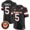 Oklahoma State Cowboys Leslie O’neal Patch Vapor Limited Jersey – All Stitched – Black – Kendal Daniels Jersey
