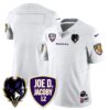 Ravens Purple Rising 2024 Vapor Limited Jersey – All Stitched – White – Team Jersey