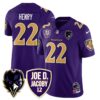Ravens Purple Rising 2024 Vapor Limited Jersey – All Stitched – Purple – Derrick Henry Jersey