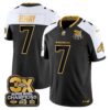 Denver Broncos 3-Time Champions Patch Gold Vapor Limited Jersey – All Stitched – Alternate – John Elway Jersey