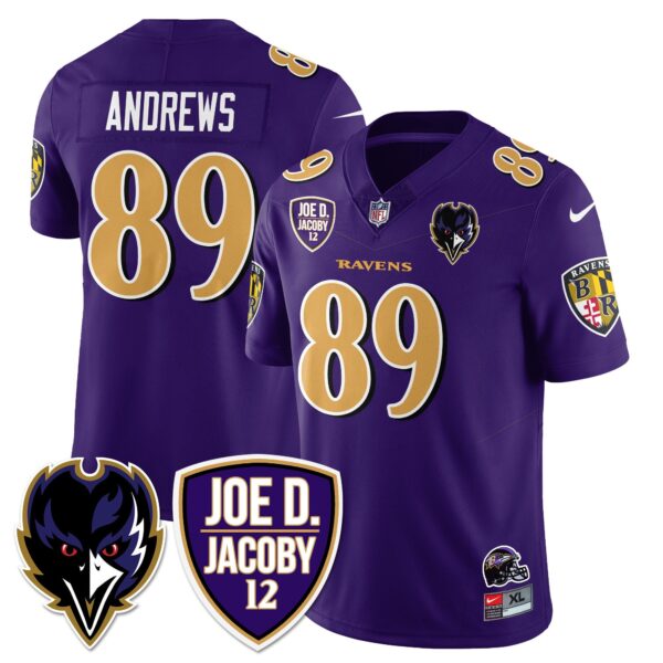Ravens Purple Rising 2024 Vapor Limited Jersey – All Stitched – Purple – Mark Andrews Jersey