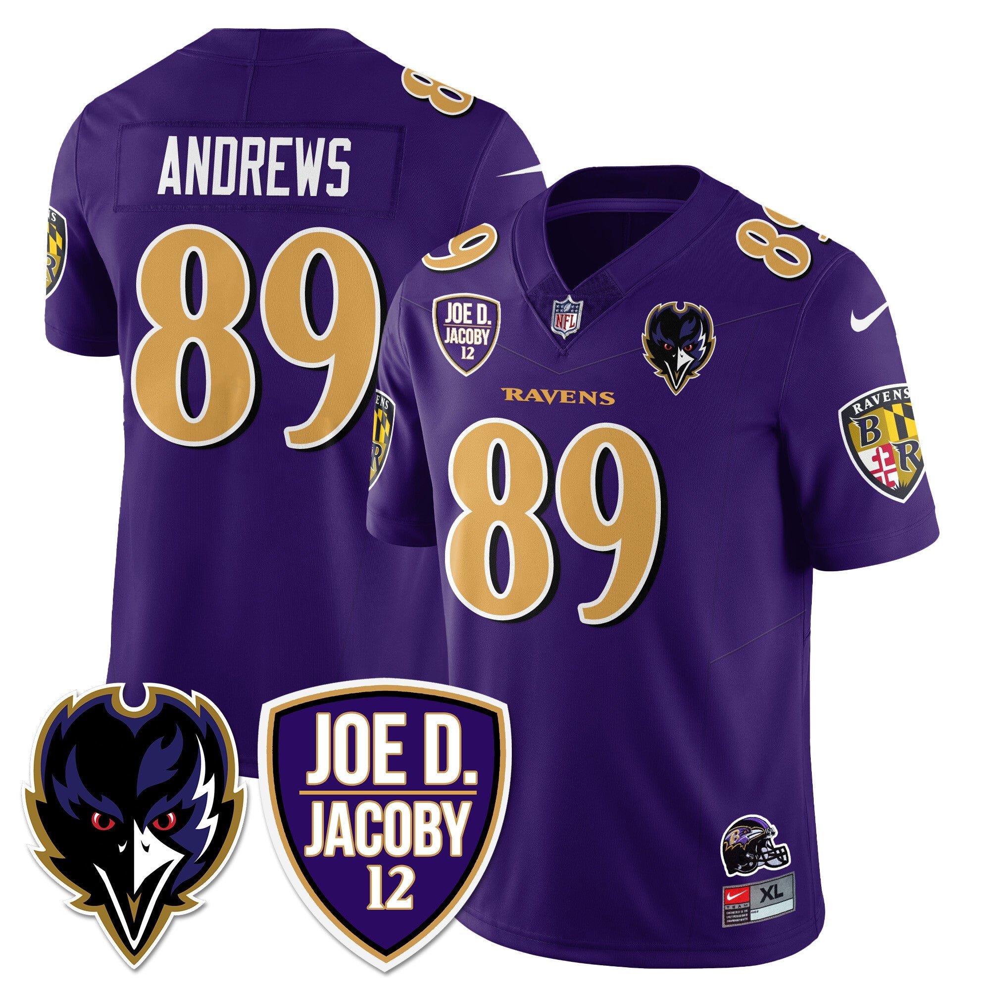 Ravens Purple Rising 2024 Vapor Limited Jersey – All Stitched – Purple – Mark Andrews Jersey