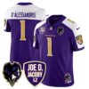 Ravens Purple Rising 2024 Vapor Limited Jersey – All Stitched – Purple Alternate – Joe D’Alessandris Jersey
