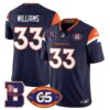 Broncos 1959-2024 Jersey – The Broncos Jersey – All Stitched – Javonte Williams – 33 – Navy Jersey