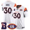 Broncos 1959-2024 Jersey – The Broncos Jersey – All Stitched – Terrell Davis – 30 – White Jersey