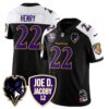 Ravens Purple Rising 2024 Vapor Limited Jersey – All Stitched – Black Alternate – Derrick Henry Jersey