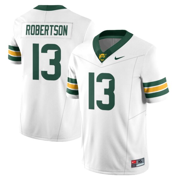 Baylor Bears 2024 Vapor Limited Jersey – All Stitched – Sawyer Robertson – White Jersey