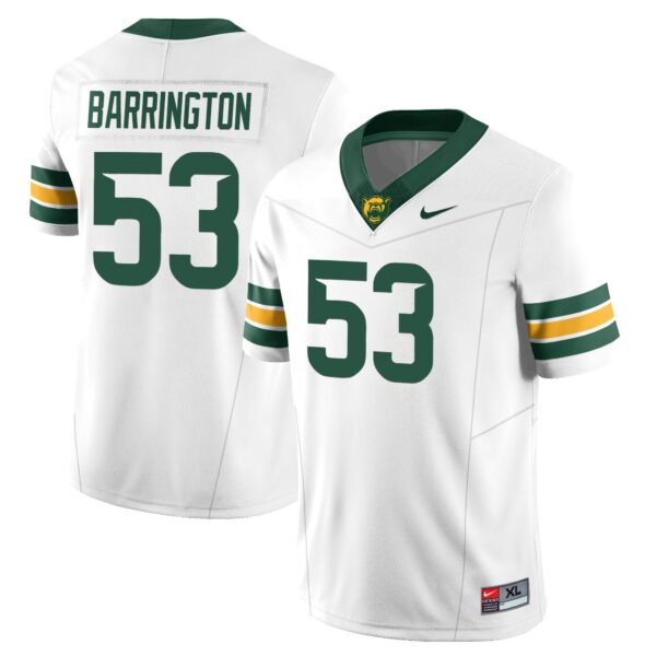 Baylor Bears 2024 Vapor Limited Jersey – All Stitched – Campbell Barrington – White Jersey