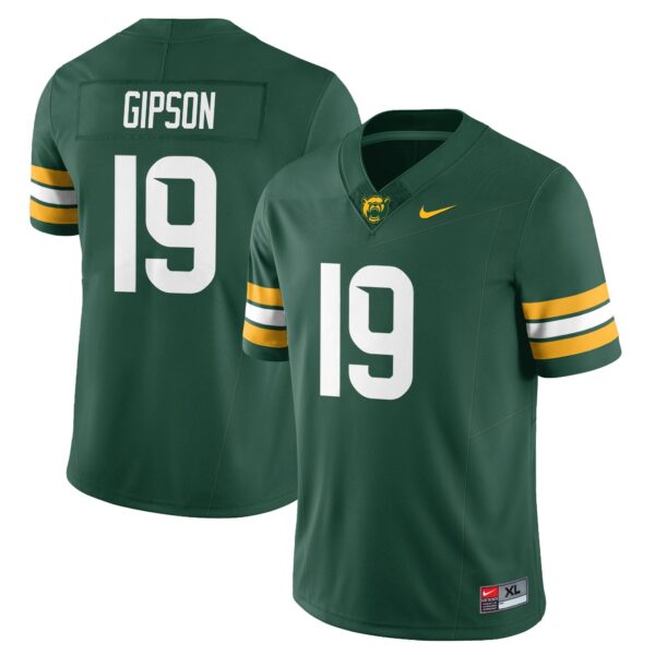 Baylor Bears 2024 Vapor Limited Jersey – All Stitched – Javon Gipson – Green Jersey