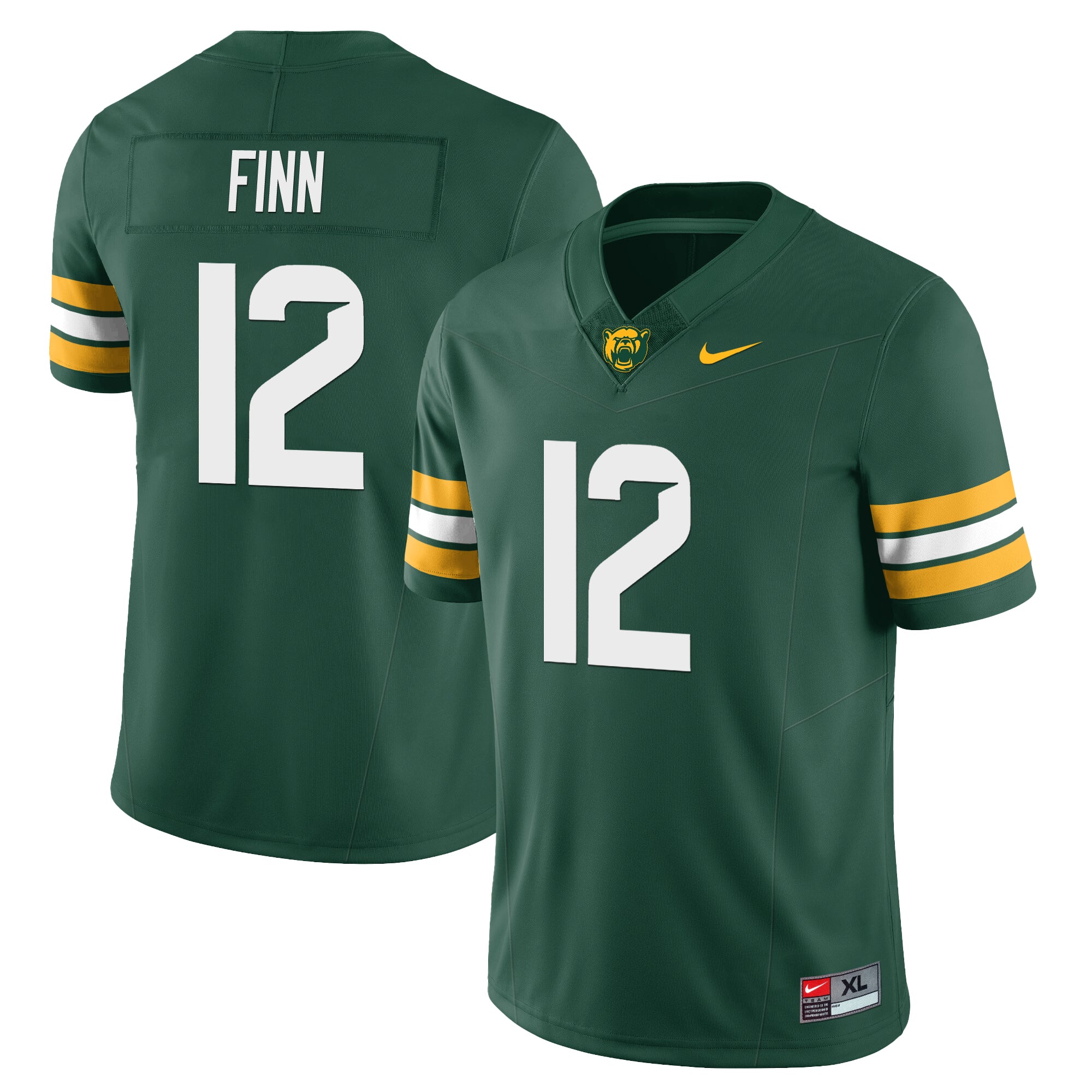 Baylor Bears 2024 Vapor Limited Jersey – All Stitched – DeQuan Finn – Green Jersey