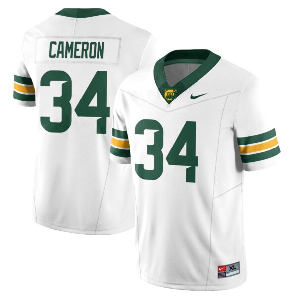 Baylor Bears 2024 Vapor Limited Jersey – All Stitched – Josh Cameron – White Jersey