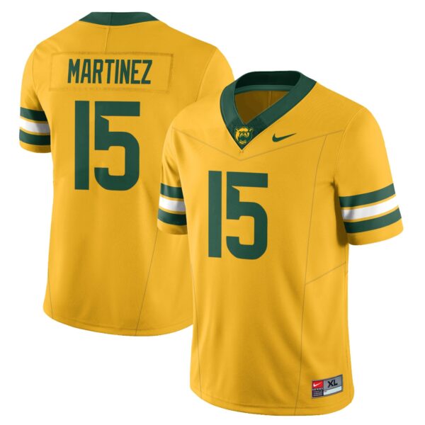 Baylor Bears 2024 Vapor Limited Jersey – All Stitched – RJ Martinez – Yellow Jersey