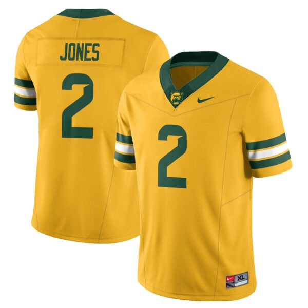 Baylor Bears 2024 Vapor Limited Jersey – All Stitched – Matt Jones – Yellow Jersey