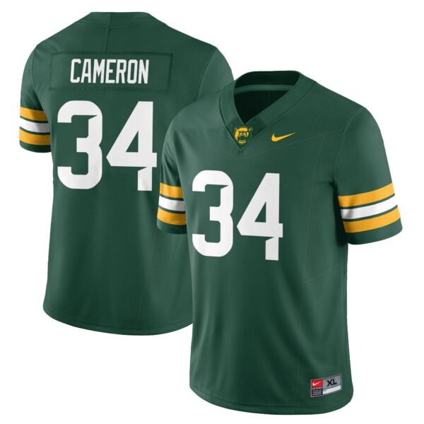 Baylor Bears 2024 Vapor Limited Jersey – All Stitched – Josh Cameron – Green Jersey