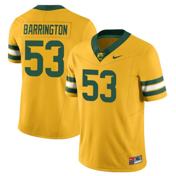 Baylor Bears 2024 Vapor Limited Jersey – All Stitched – Campbell Barrington – Yellow Jersey