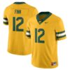 Baylor Bears 2024 Vapor Limited Jersey – All Stitched – DeQuan Finn – Yellow Jersey