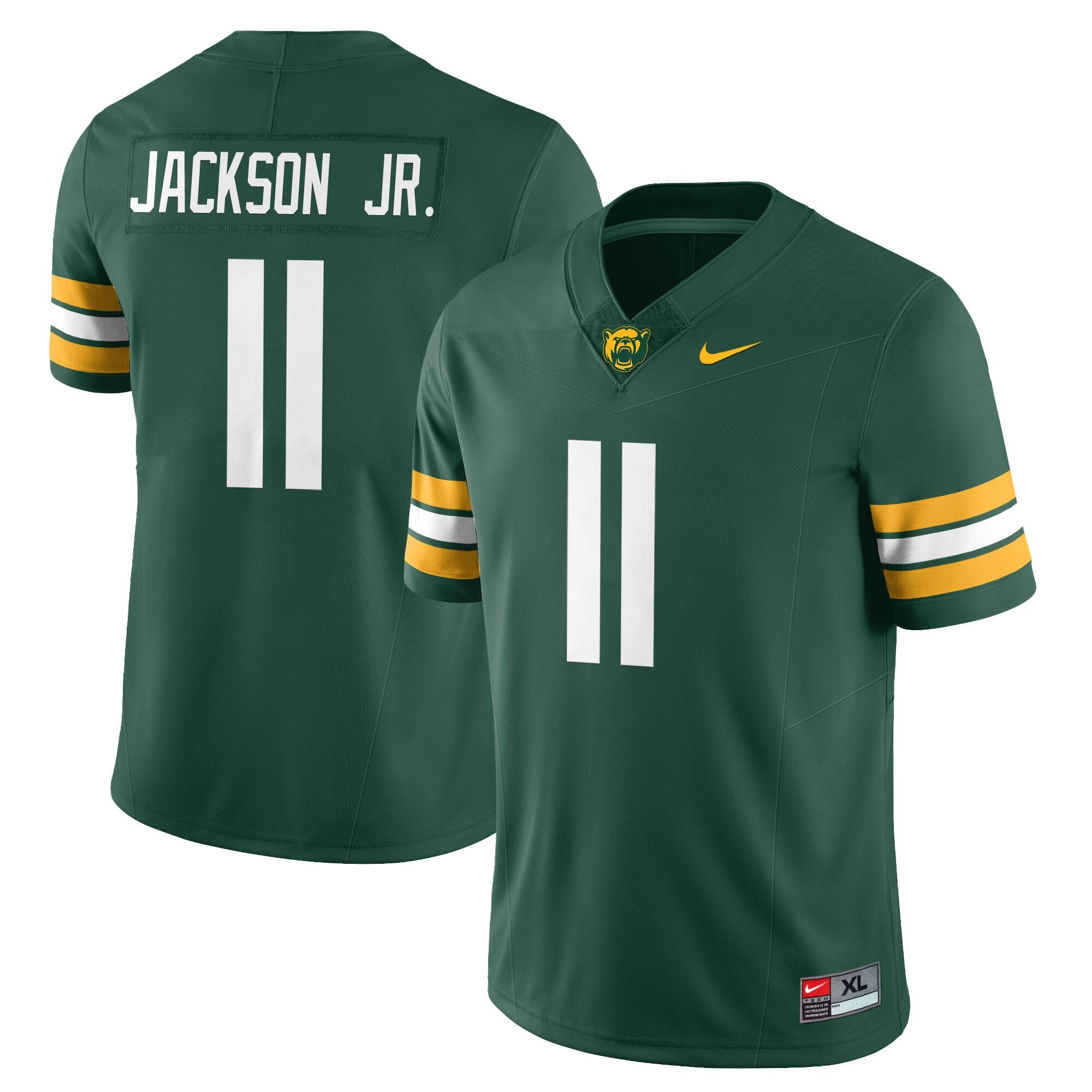 Baylor Bears 2024 Vapor Limited Jersey – All Stitched – Ketron Jackson Jr. – Green Jersey