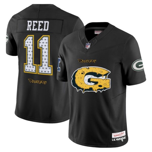 Green Bay Packers ‘Cheesehead’ x ‘Tha Carter VI’ Style Vapor Limited Jersey – All Stitched – Jayden Reed Jersey