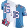 Titans 1997 Throwback Vapor Limited Jersey – All Stitched – Split – Treylon Burks Jersey