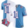 Titans 1997 Throwback Vapor Limited Jersey – All Stitched – Split – Mason Rudolph Jersey