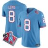 Titans 1997 Throwback Vapor Limited Jersey – All Stitched – Light Blue – Will Levis Jersey