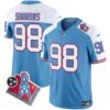 Titans 1997 Throwback Vapor Limited Jersey – All Stitched – Alternate – Jeffery Simmons Jersey