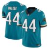 Jacksonville Jaguars Throwback Vapor Limited Jersey – All Stitched – Teal – Travon Walker Jersey