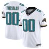 Jacksonville Jaguars Throwback Vapor Limited Custom Jersey – All Stitched – White Jersey