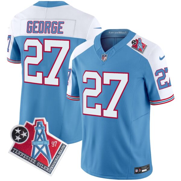 Titans 1997 Throwback Vapor Limited Jersey – All Stitched – Alternate – Eddie George Jersey
