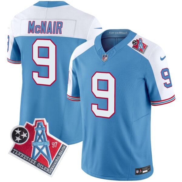 Titans 1997 Throwback Vapor Limited Jersey – All Stitched – Alternate – Steve Mcnair Jersey