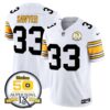 Steelers 50th Anniversary Of Super Bowl IX Patch Vapor Limited Jersey – All Stitched – 1975 White – Jack Sawyer Jersey