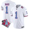Titans 1997 Throwback Vapor Limited Jersey – All Stitched – White – Cam Ward Jersey