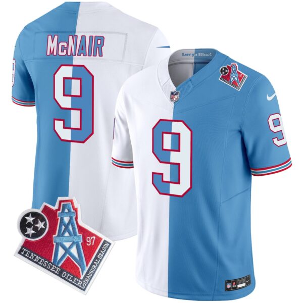 Titans 1997 Throwback Vapor Limited Jersey – All Stitched – Split – Steve Mcnair Jersey