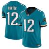 Jacksonville Jaguars Throwback Vapor Limited Jersey – All Stitched – Teal – Travis Hunter Jersey