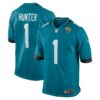 Travis Hunter Jacksonville Jaguars 2025 Jersey – All Stitched – Teal Jersey