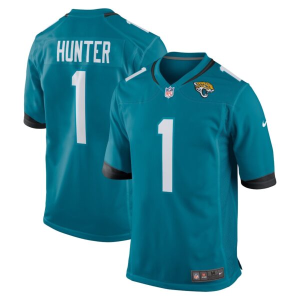 Travis Hunter Jacksonville Jaguars 2025 Jersey – All Stitched – Teal Jersey
