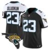Jacksonville Jaguars Florida Patch Vapor Jersey – All Stitched – Black Alternate – Foyesade Oluokun Jersey