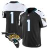 Jacksonville Jaguars Florida Patch Vapor Jersey – All Stitched – Black Alternate – #1 Team Jersey