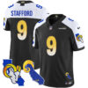 Los Angeles Rams 2025 Vapor Limited Jersey – All Stitched – Black Alternate – Matthew Stafford Jersey