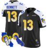 Los Angeles Rams 2025 Vapor Limited Jersey – All Stitched – Black Alternate – Stetson Bennett Jersey