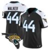 Jacksonville Jaguars Florida Patch Vapor Jersey – All Stitched – Black Alternate – Travon Walker Jersey