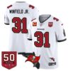 Tampa Bay Buccaneers 50th Season Limited Jersey – All Stitched – Antoine Winfield Jr. – White Jersey