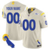 Los Angeles Rams 2025 Vapor Limited Custom Jersey – All Stitched – Bone Jersey