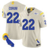 Los Angeles Rams 2025 Vapor Limited Jersey – All Stitched – Bone – Blake Corum Jersey