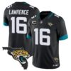 Jacksonville Jaguars Florida Patch Vapor Jersey – All Stitched – Black – Trevor Lawrence Jersey