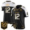 Tampa Bay Buccaneers 50th Season Limited Gold Jersey – All Stitched – Alternate – Tom Brady Jersey