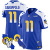Los Angeles Rams 2025 Vapor Limited Jersey – All Stitched – Royal Alternate – Jimmy Garoppolo Jersey