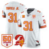 Tampa Bay Buccaneers 50th Season Limited Jersey – All Stitched – Antoine Winfield Jr. – Creamsicle White Jersey
