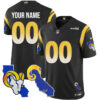 Los Angeles Rams 2025 Vapor Limited Custom Jersey – All Stitched – Black Jersey