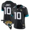 Jacksonville Jaguars Florida Patch Vapor Jersey – All Stitched – Black – Mac Jones Jersey